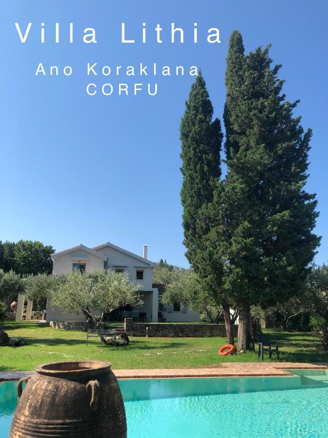 Villa Lithia Áno Korakiána المظهر الخارجي الصورة
