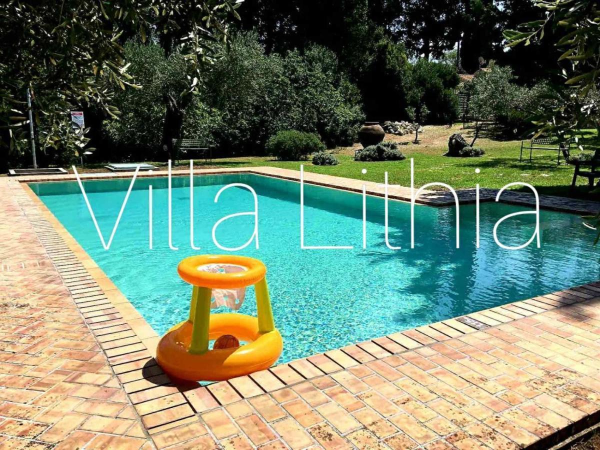 Villa Lithia Áno Korakiána المظهر الخارجي الصورة